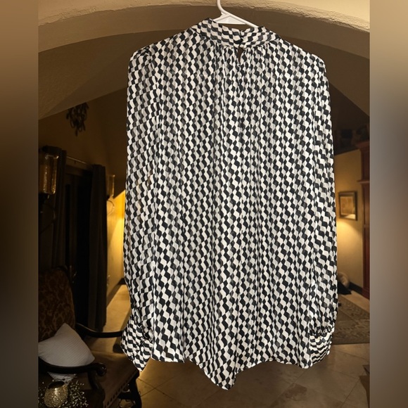 H&M Monochrome Patterned Men's Dress Shirt - Picture 2 of 5